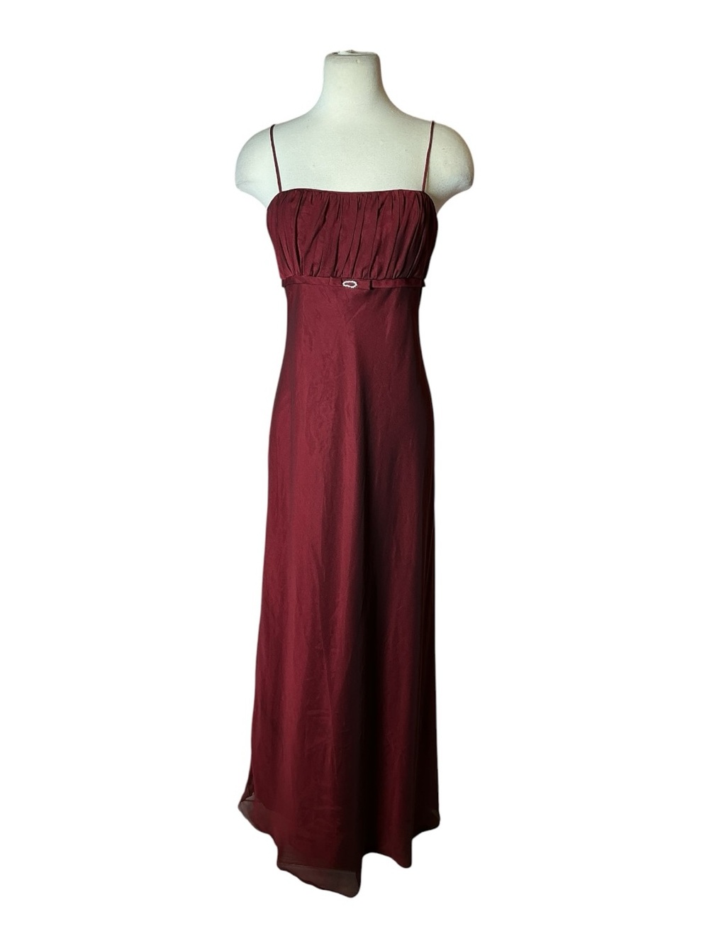 Vintage Y2K Betsy & Adam Spaghetti Strap Empire Waist Maxi Dress